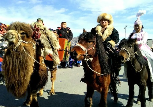 Nauryz festival in western Mongolia