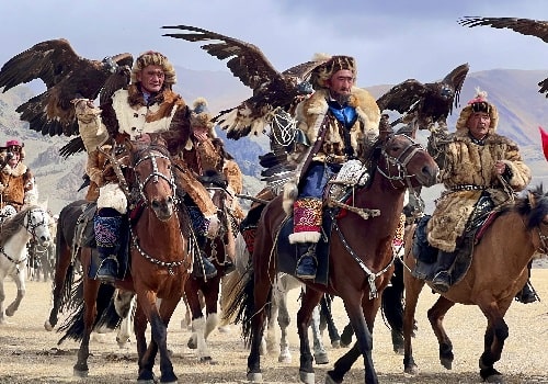 golden eagle festival in Mongolia