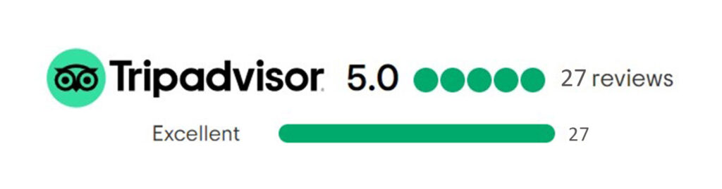 Tripavisor rating on Trekmates Travel