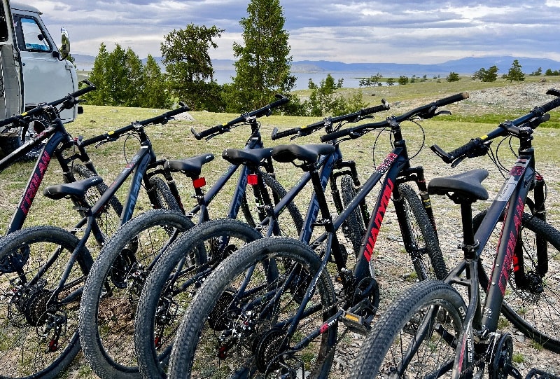 our mountain tour bikes