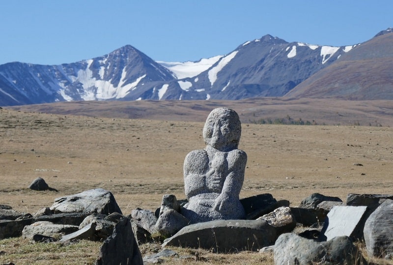 stoneman in western Mongolia