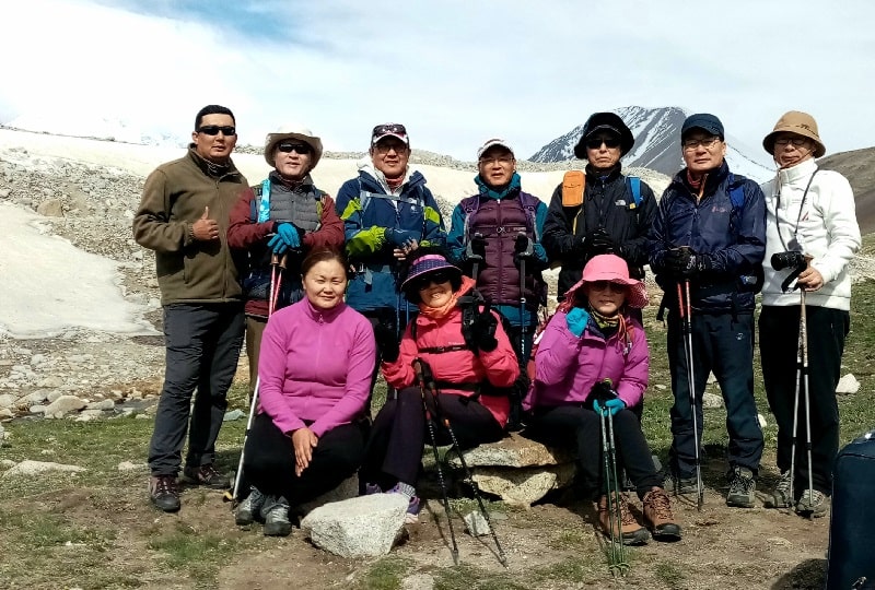 Korean hikers