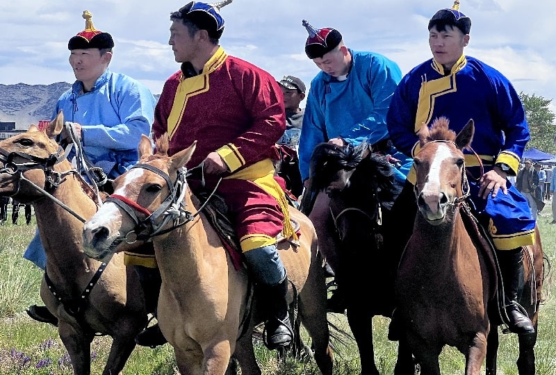 Horsemen at the Naadam parade