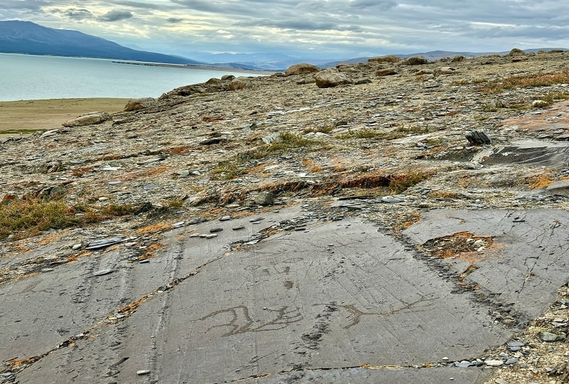 Petroglyphs in Altai Tavan Bogd