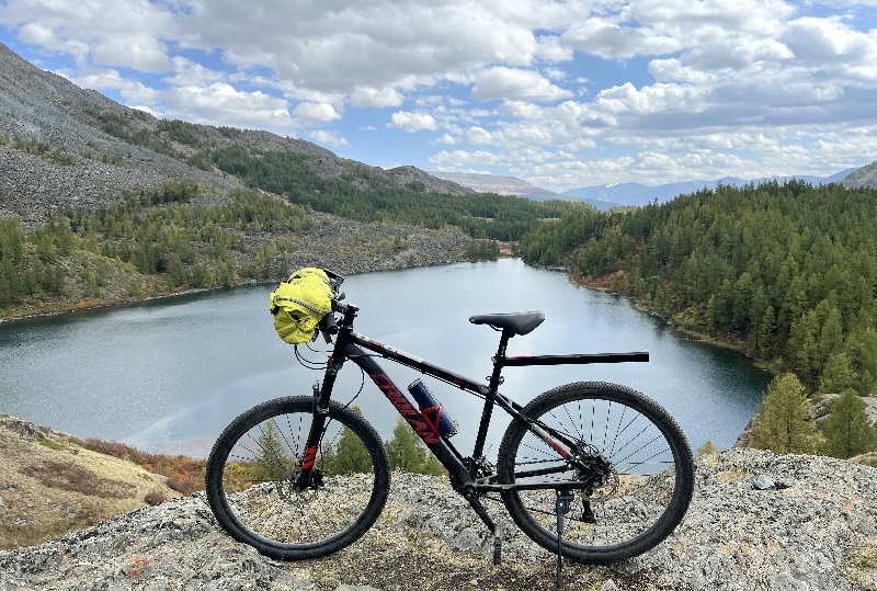 bike in the wildrness