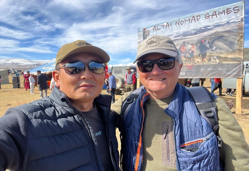 Jim at Altai eagle festival