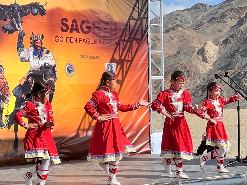 Traditional dance performance during festival